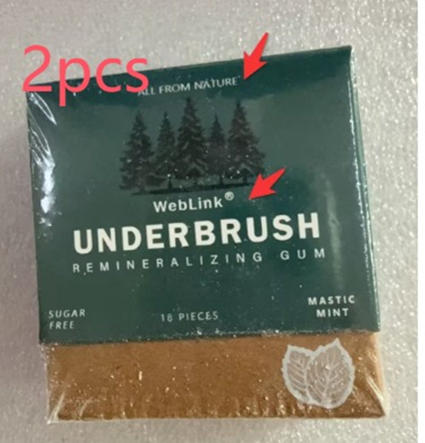 Organic MASTIC MINT Miracle Remineralizing Chewing Gum