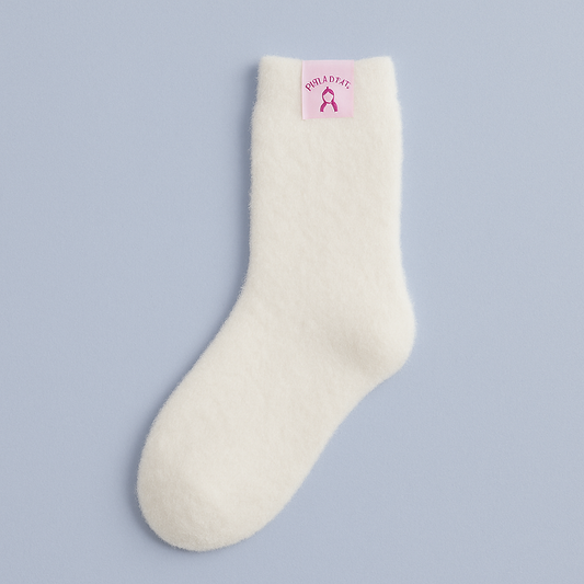 Thickened Warm Mid-calf Length Socks Ins Fashionable Heel Cloth